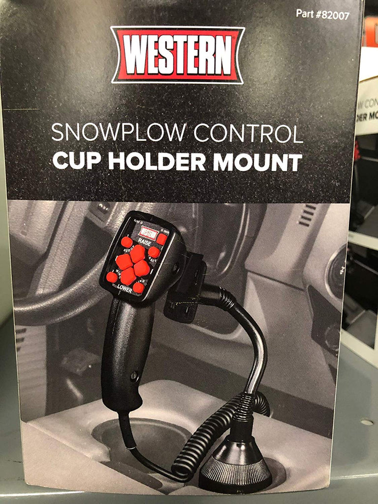 Western Snow Plow Controller Cup Holder Mount 82007