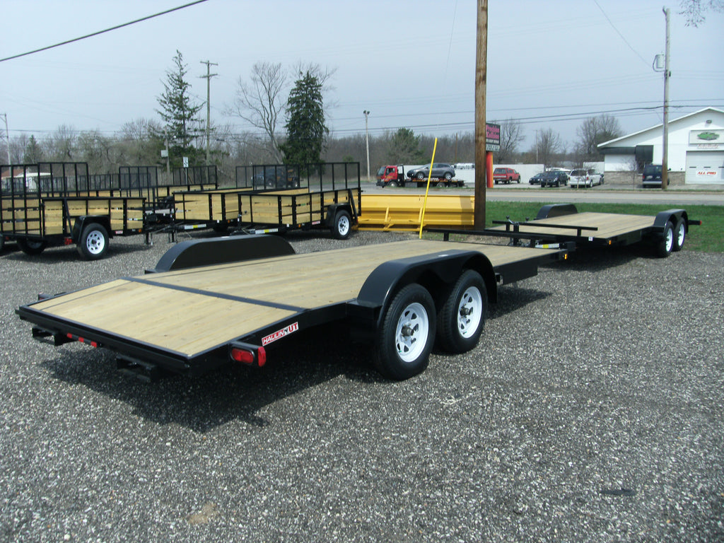 TLR 18' Car Hauler Trailer Econo Treated Wood rated at 7000#