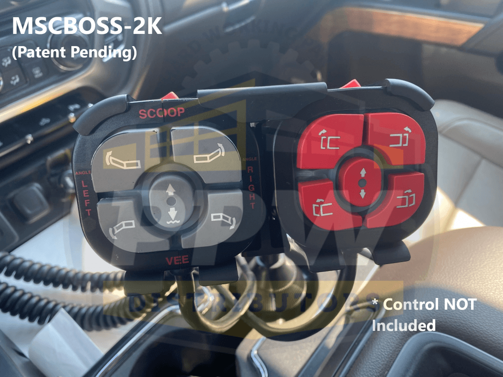 Aftermarket Boss Snow Plow Handheld Control Cup Holder Double Mount Kit